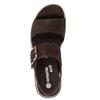 REMONTE WOMENS FLAT SHOE - BROWN