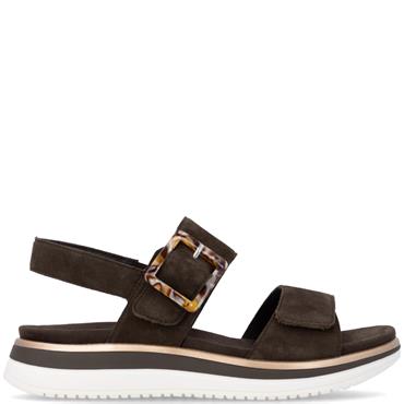 REMONTE WOMENS FLAT SHOE - BROWN