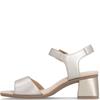 REMONTE WOMENS MID HEEL SANDAL - GOLD