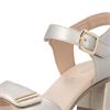REMONTE WOMENS MID HEEL SANDAL - GOLD