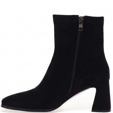 REDZ WOMENS ZIP ANKLE BOOT - BLACK