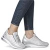 REMONTE WOMENS ZIP LACE TRAINER - SILVER PLATINUM