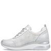 REMONTE WOMENS ZIP LACE TRAINER - SILVER PLATINUM