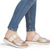 REMONTE WOMENS WEDGE SANDAL - BEIGE MULTI