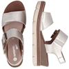 REMONTE WOMENS WEDGE SANDAL - METALLIC
