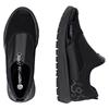 REMONTE WOMENS WIDE FIT ZIP SHOE - BLACK