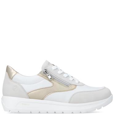 REMONTE WOMENS WEDGE TRAINER  - WHITE MULTI