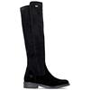 REMONTE WOMENS ZIP HIGH LEG BOOT - BLACK SUEDE