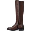 REMONTE WOMENS ZIP HIGH LEG BOOT - BROWN