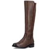 REMONTE WOMENS ZIP HIGH LEG BOOT - BROWN