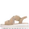 REMONTE WOMENS WEDGE SANDAL - BEIGE