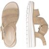 REMONTE WOMENS WEDGE SANDAL - BEIGE