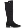 REMONTE WOMENS WIDE FIT HIGH LEG BOOT - BLACK