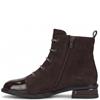 REDZ WOMENS ZIP ANKLE BOOT - BROWN