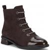 REDZ WOMENS ZIP ANKLE BOOT - BROWN