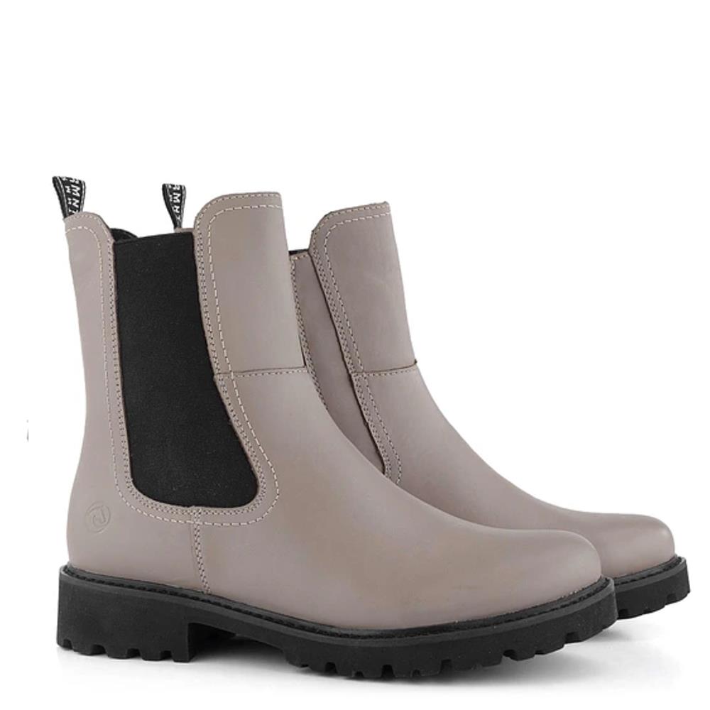 REMONTE WOMENS ZIP CHELSEA BOOT - BEIGE | Paul Byron Shoes | Ireland