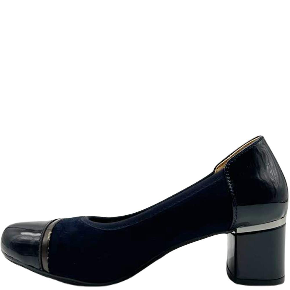 REDZ WOMENS LOW HEEL COURT SHOE NAVY Paul Byron Shoes Ireland