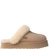 UGG WOMENS PLATFORM FUR LINED SLIPPER - SAND