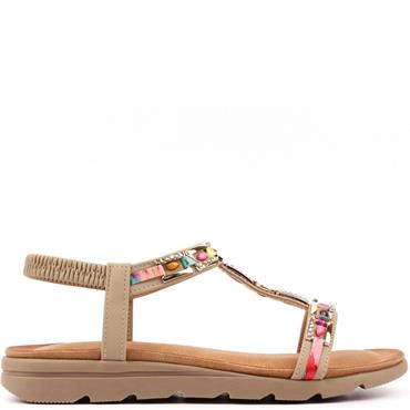 LUNAR WOMENS SANDAL - BEIGE