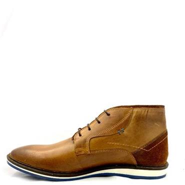 DIESEL MENS 4 EYE LACE ANKLE BOOT - BROWN