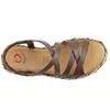 HEAVENLY FEET WOMENS SANDAL - CHOCOLATE