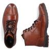 RIEKER MENS ZIP LACE BOOT - BROWN