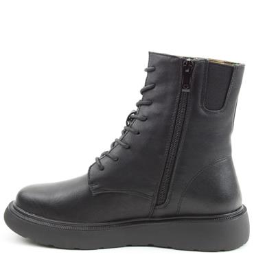 HEAVENLY FEET WOMENS ANKLE BOOT - BLACK