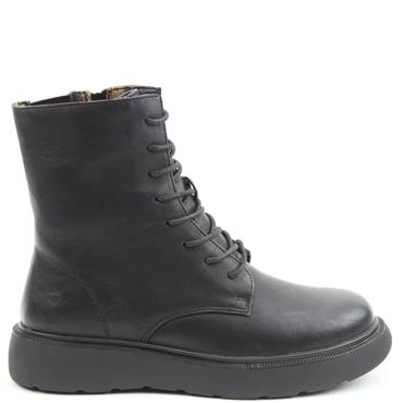 HEAVENLY FEET WOMENS ANKLE BOOT - BLACK