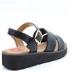 HEAVENLY FEET WOMENS SANDAL - BLACK