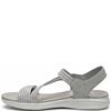 REDZ WOMENS STRAP SANDAL - LIGHT GREY