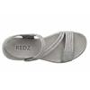 REDZ WOMENS STRAP SANDAL - LIGHT GREY