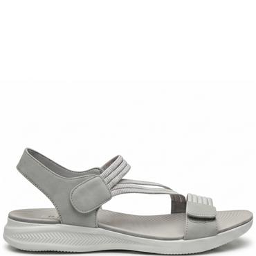 REDZ WOMENS STRAP SANDAL - LIGHT GREY