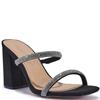 TRUFFLE WOMENS MID HEEL SANDAL - BLACK