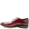 ESCAPE MENS BROGUE LACE SHOE - BORDEAUX