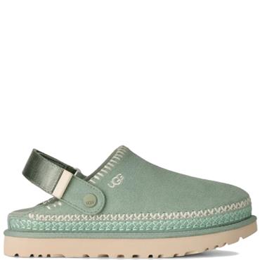 UGG WOMENS STRAP CLOG - ARTICHOKE GREEN