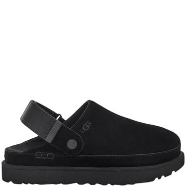 UGG WOMENS STRAP SLIPPER - BLACK