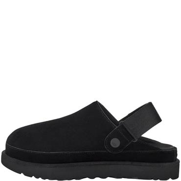 UGG WOMENS STRAP SLIPPER - BLACK