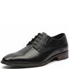 GOOR MENS PLAINT VAMP GIBSON TIE SHOE - BLACK
