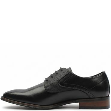 GOOR MENS PLAINT VAMP GIBSON TIE SHOE - BLACK