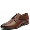 GOOR MENS PLAINT VAMP GIBSON TIE SHOE - TAN