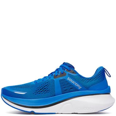 SAUCONY MENS POWER RUN LACE TRAINER - BLACK GREY | Paul 