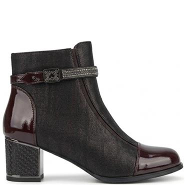 REDZ WOMENS ANKLE BOOT - BROWN