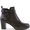 SUSST WOMENS STRAP BUCKLE ANKLE BOOT - BLACK