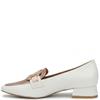 VALENTINO CONTE WOMENS LOW HEEL LOAFER - WHITE
