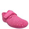 BEREVERE WOMENS STRAP SLIPPER - FUCHSIA SUEDE