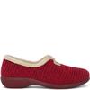 BEREVERE WOMENS SLIPPER - BURGUNDY SUEDE