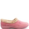 BEREVERE WOMENS SLIPPER - PINK SUEDE