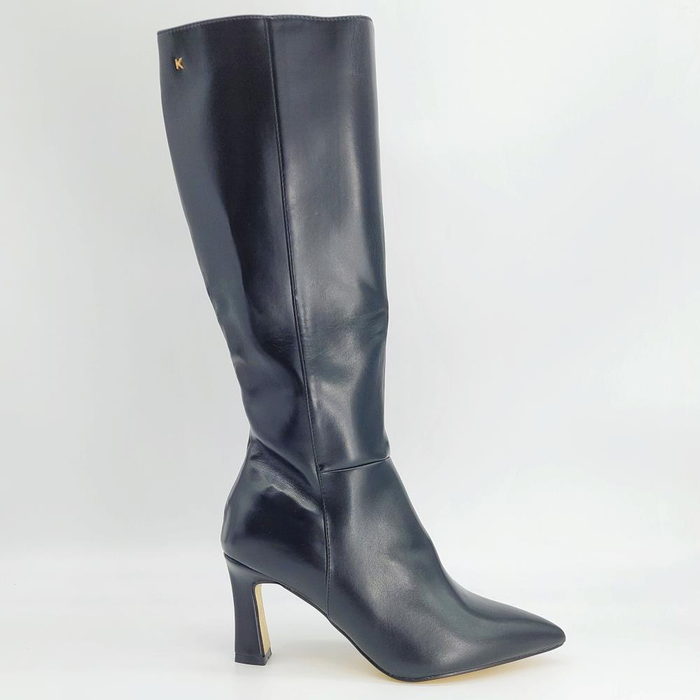 KATE APPLEBY WOMENS ZIP HIGH LEG BOOT BLACK Paul Byron Shoes Ireland