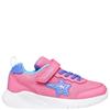 GEOX GIRLS GLITTER STRAP TRAINER - PINK INDIGO