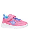GEOX GIRLS GLITTER STRAP TRAINER - PINK INDIGO